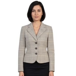 Dynamite Plaid Blazer